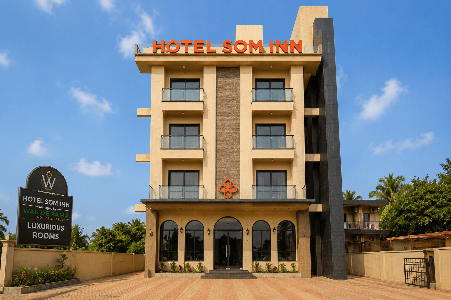 Wanderama Hotel Som inn Somnath room view